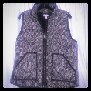 J. Crew Houndstooth Vest